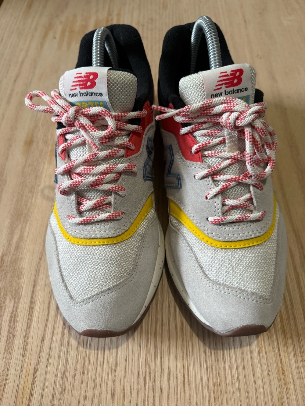 Women’s New Balance 997H grey, red, yellow sneakers great condition. - Picture 3 of 7